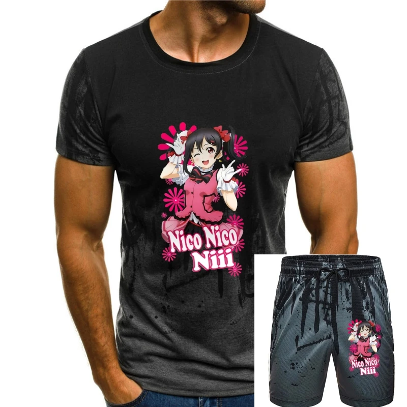 

Cute Yazawa Nico Love Live T Shirt Man Newest Streetwear O-Neck Stylish Lovelive T-Shirt Fashion Casual Camiseta