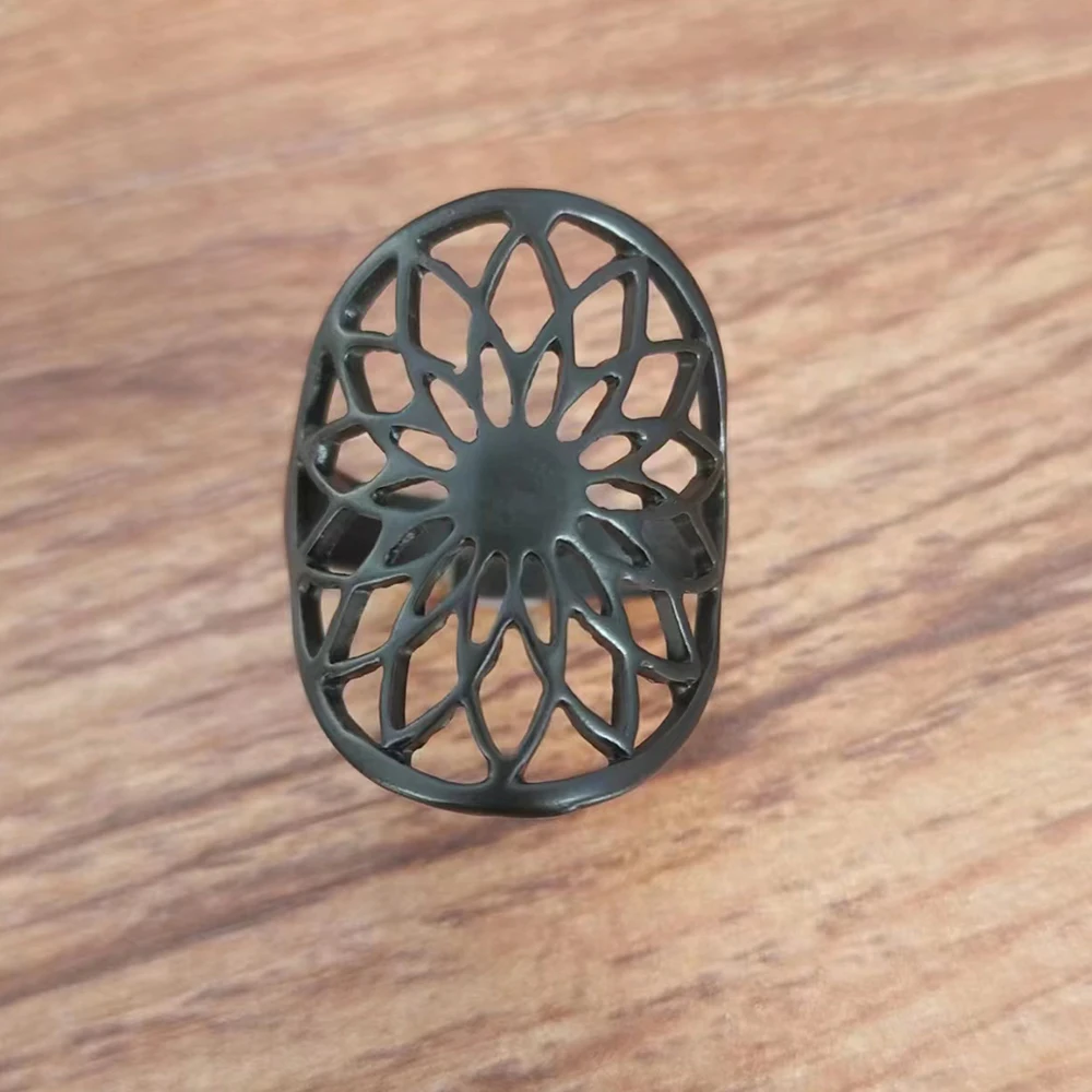 2021 Трендовое кольцо солнечного цветка, серебряное покрытие, открытое, регулируемое, для женщин и девочек, кольца-банды, подарки, модные свадебные украшения на вечеринку.