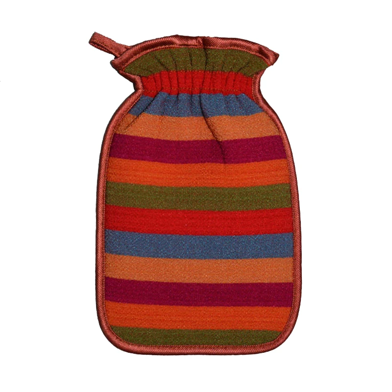 

Rainbow Striped Print Bath Washcloth Multi-Purpose And Easy To Use Towel For The Back, Underarms, Ankles