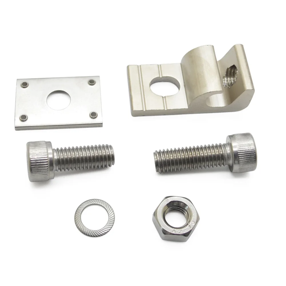 Ground Clip Grounding Buckle Alternative Energy Supplies 2pc Corrosion Resistant Parts Protection Solar Panels
