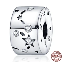 100 925 sterling silver galaxy constellation clip charms bead fits original pandora bracelet pendant woman fashion fine jewelry