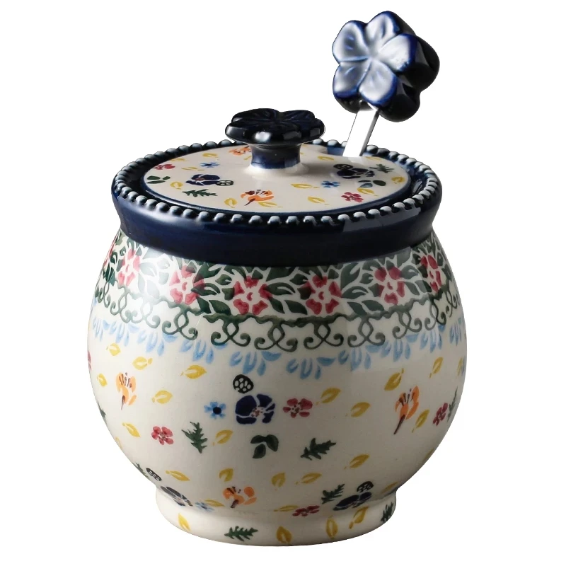 Набор креативной керамической посуды ручной росписи комбинированная миска для