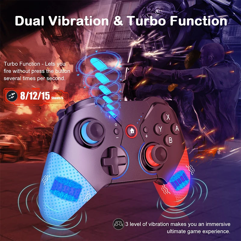 Bluetooth-геймпад для Nintendo Switch 2 4 ГГц с беспроводной ручкой |