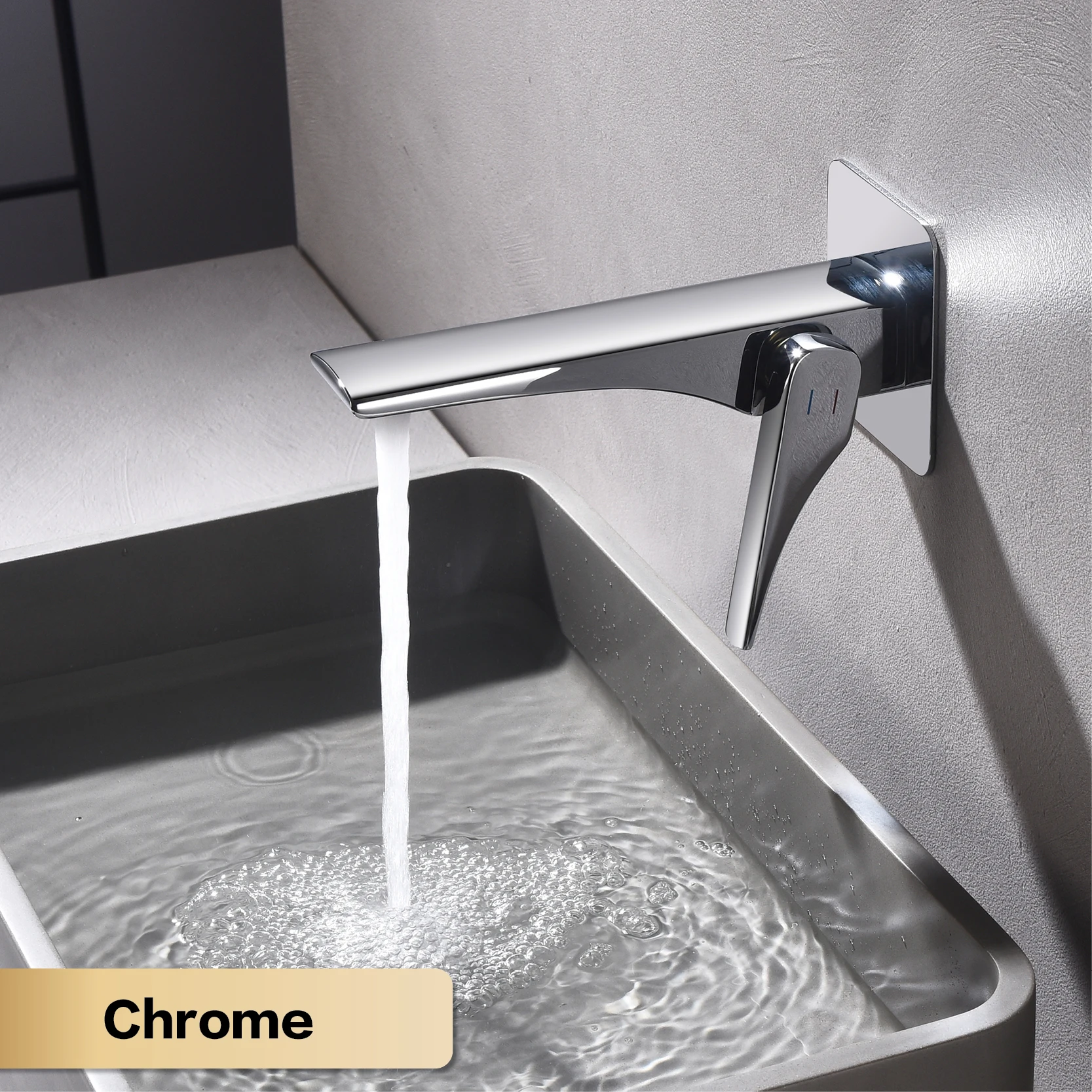 

Смеситель для раковины Aitana золотой керамический