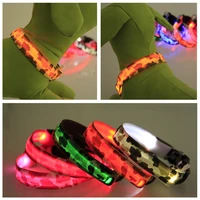 camouflage led collar light night safety for mascotas dog accessories coleira cachorro perro luz lumineux chien chihuahua shop