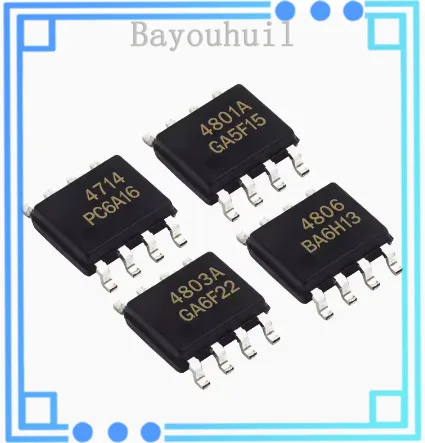 

10PCS AO4714 SOP8 N-channel 30V 20A FET A04714