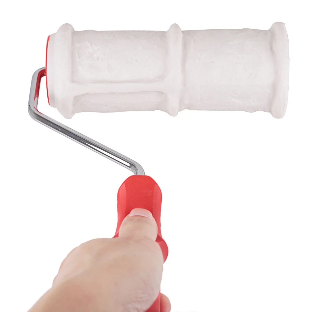 

Ролик для рисования с рисунком кирпичей, 8 дюймов, Ручка кисти, инструмент для художественного рельефного дизайна, домашний самодельный рол...