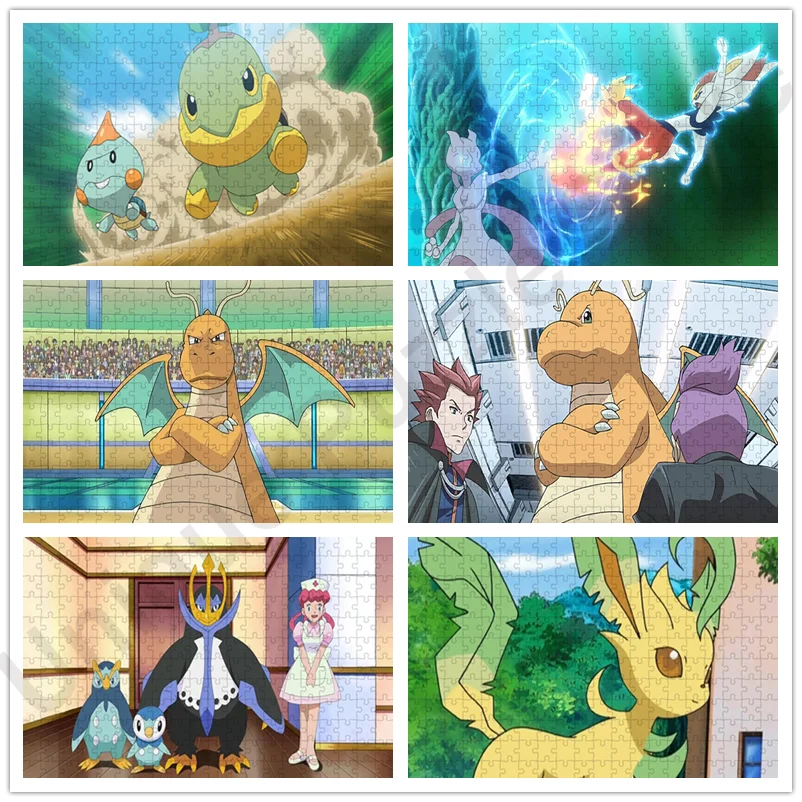 Картинка-Пазл Пикачу из аниме сделай сам 35/300/500/1000 шт.