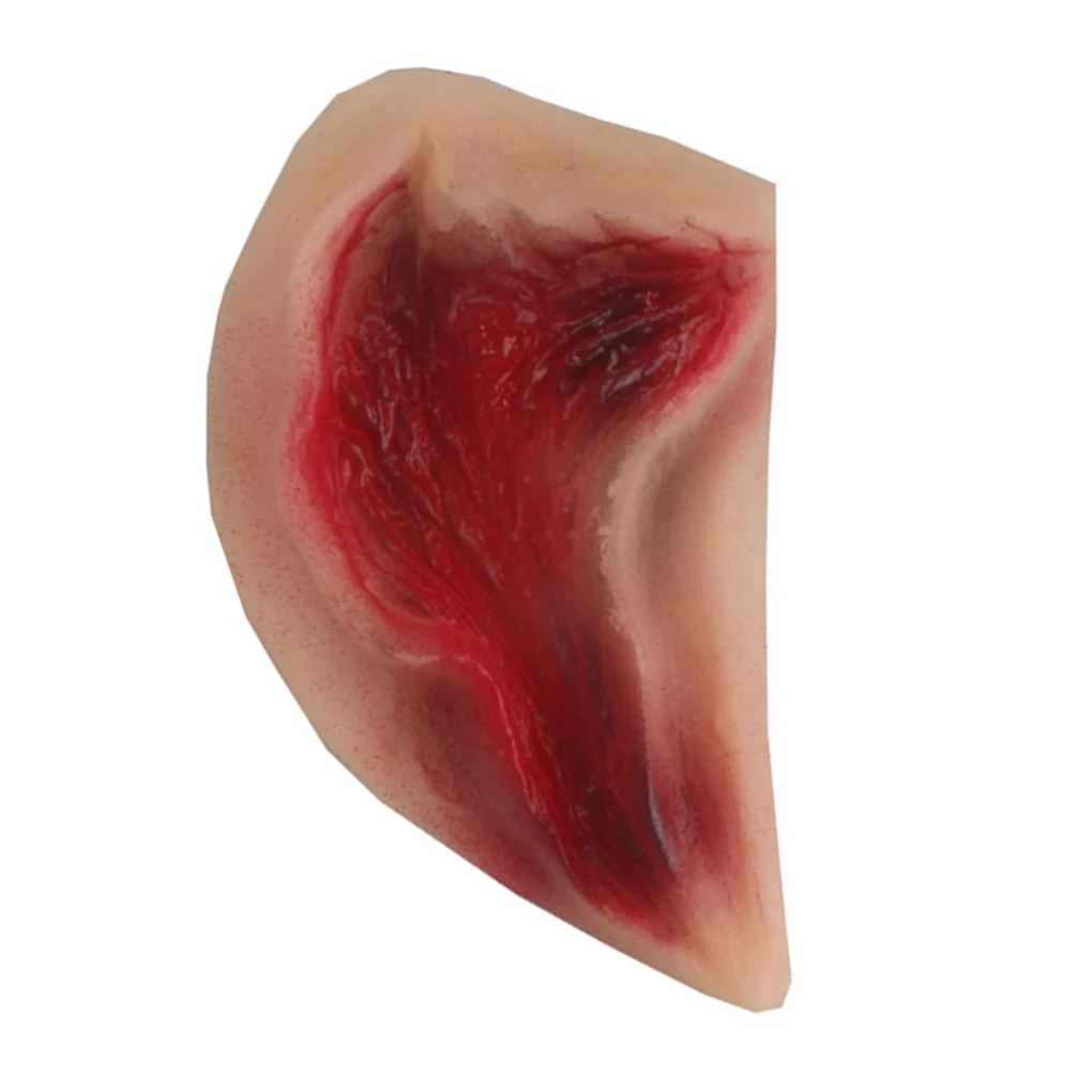 3D Хэллоуин имитация шрамов Latec искусственные татуировки Scab кровавый макияж