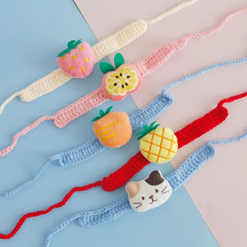 

MPK New Series Cat Collar Cute Knitted Necklace Hand Knitted Scarf Also Suitable For Dog