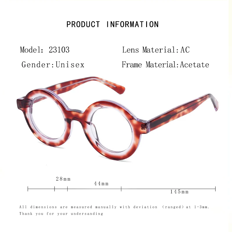 Круглые модные очки Hengtai оправа для очков мужчин и женщин черные белые чтения в