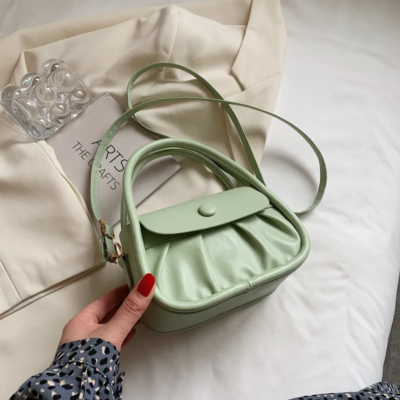 

Shoulder Bags for Women Casual Simple Ladies Travel Crossbody Bag Solid Color Retro Fashion Purses and Handbags PU Leather 2023