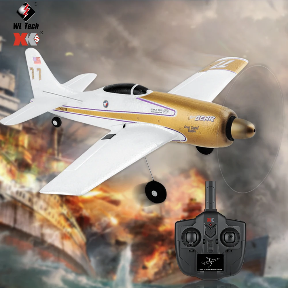 

Модель самолета WLtoys XK A260 на радиоуправлении, 4 канала, разреженный медведь F8F EPP, 6 осей, стабилизация, радиоуправляемый самолет из пенопласта, игрушечный самолет 3D/6G система, Комплект крыльев 384 мм