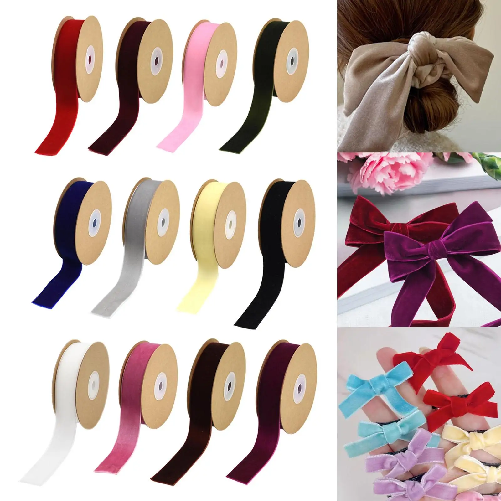 Бархатная лента модная многофункциональная для флориста сделай сам упаковки