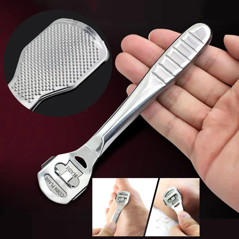

Stainless Steel Pedicure Planer To Remove Dead Skin Exfoliating Pedicure Head Detachable Calluses Easily Remove Foot Care Tools