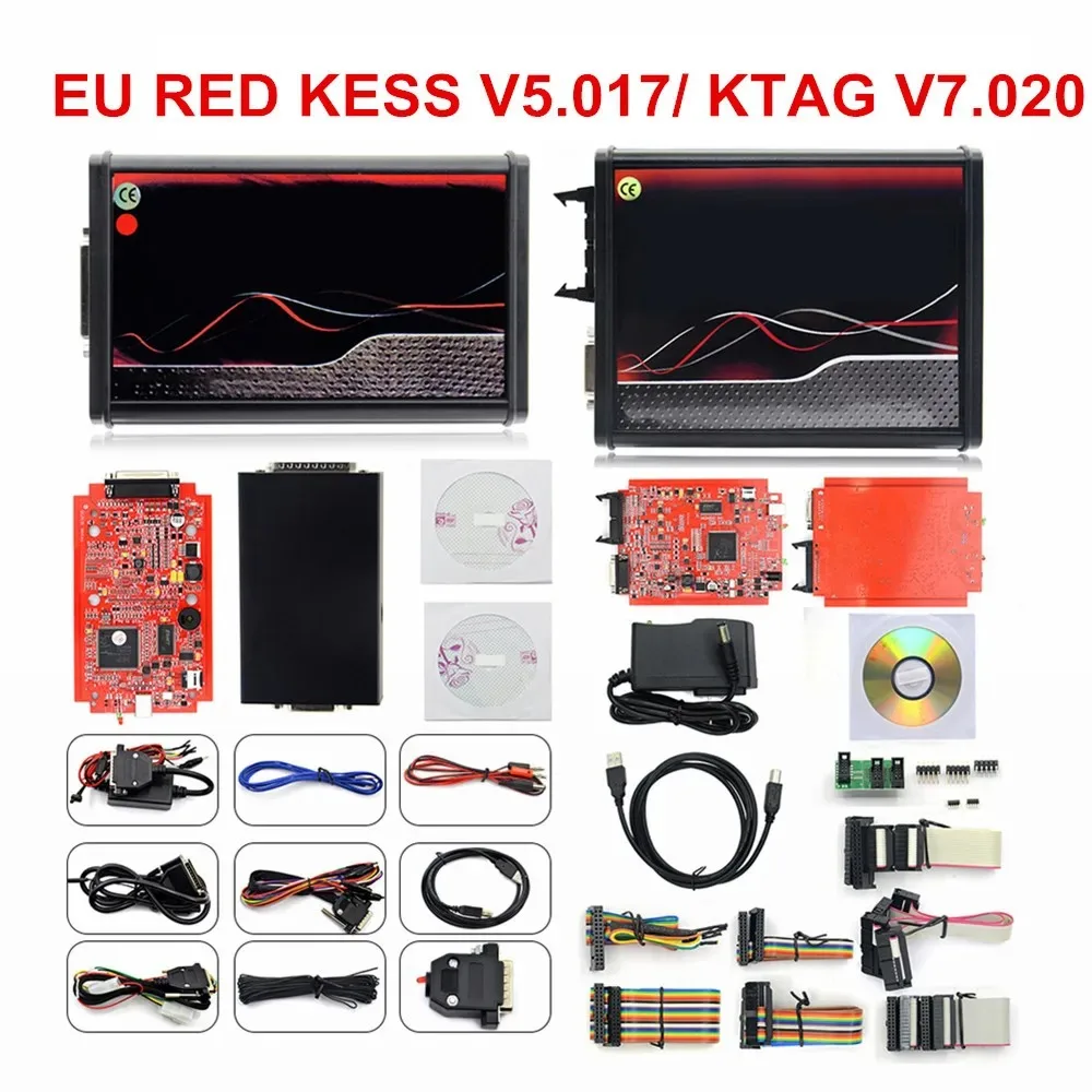 Kess V5.017 Online V2 Ktag V7.020 Инструмент Программирования Ecu 4-led 2
