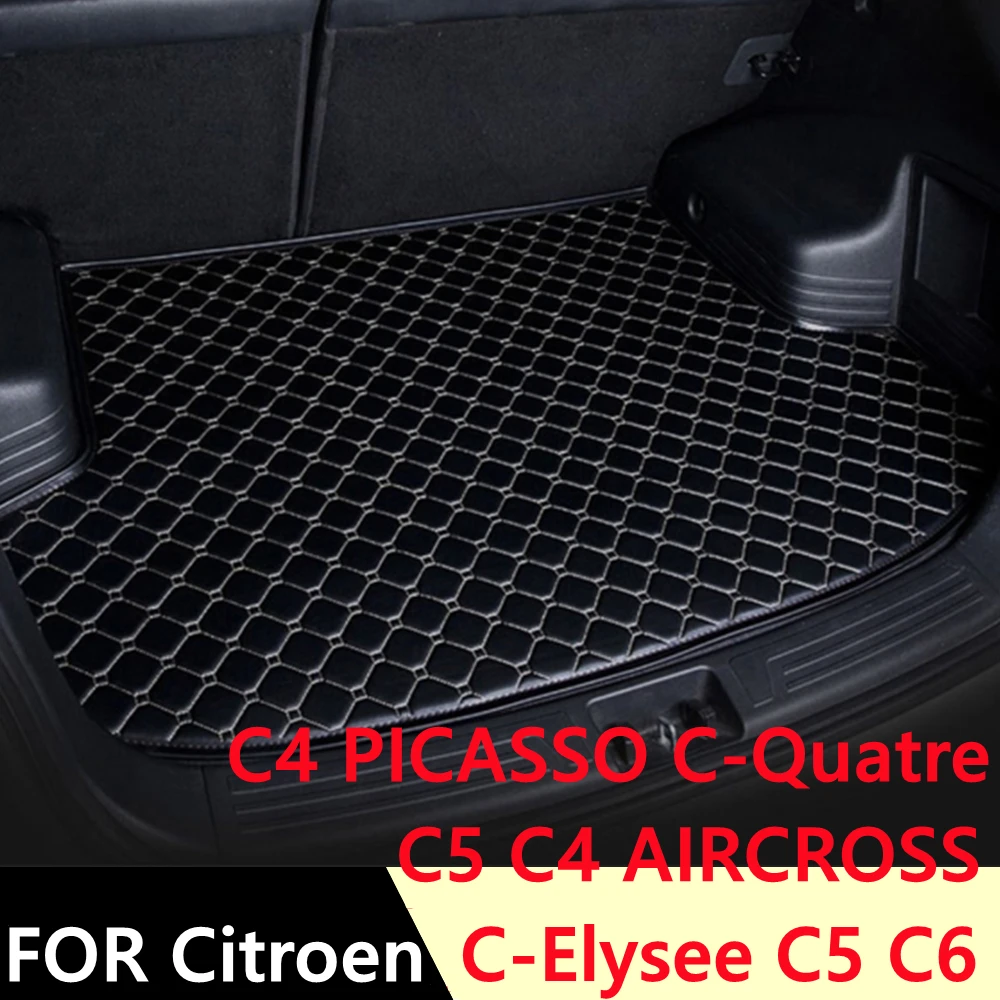 

Коврик для багажника автомобиля Citroen C4 C-четыре C4 C5 AIRCROSS C6 P, водонепроницаемый задний Чехол для груза, коврик, автомобильные аксессуары, подк...