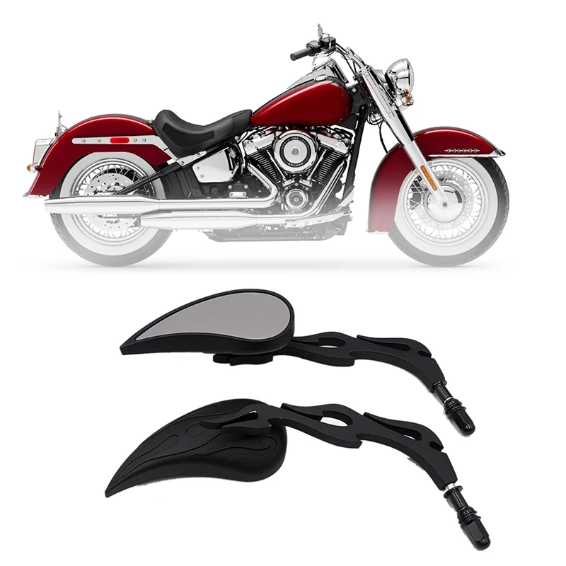 

Мотоциклетное зеркало заднего вида 8 мм для чоппера, круизера, Softail Sportster, боковое зеркало