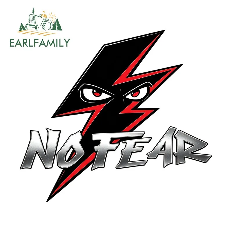 Фото Наклейки EARLFAMILY NO FEAR для автомобиля, ноутбука, компьютера, кулеров, рыболовных ящиков, холодильников, серфбордов, виниловые наклейки, граффити, индивидуальная печать. №2