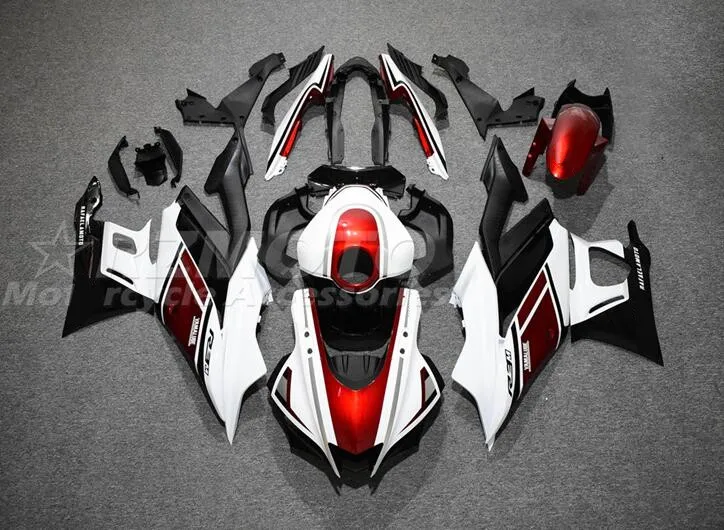 

New ABS Aftermarket Motorcycle Fairing kit Fit For YAMAHA R3 R25 2019 2020 2021 2022 19 20 21 22 Bodywork set Red white