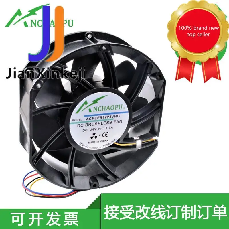 

1pcs 100% orginal new EFB1724VHG 17cm 17251 24V 1.70A Gale Volume Inverter Cooling Fan