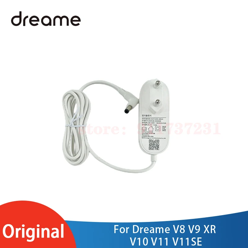 With Eu Plug For Dreame Wireless Hand Held Vacuum Cleaner V8 V9 Xr V10 V11 V11se Charger Replacement Spare Parts