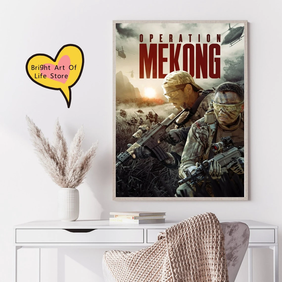 

Operation Mekong (2016) Movie Poster Cover Photo Print Canvas Wall Art Home Decor (Unframed)