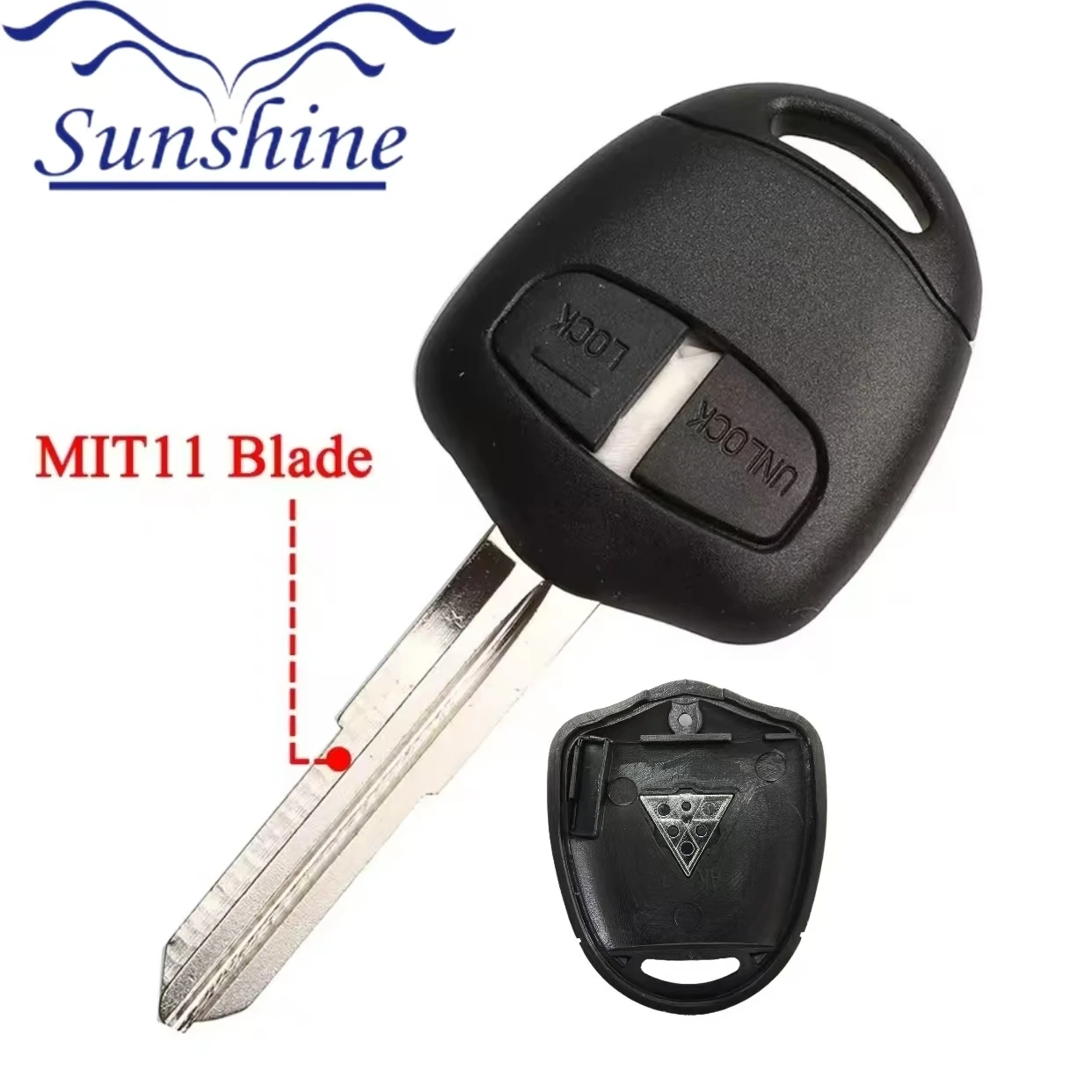 

Солнечный чехол для ключей, новый для Mitsubishi Pajero Sport Outlander Grandis ASX MIT11/MIT8, чехол для автомобильного ключа с лезвием