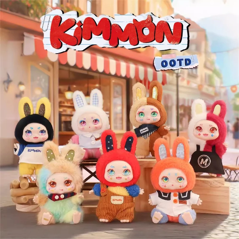 Фото Коллекционные игрушки Kimmon Blind Box: серия MIMON OOTD Fashion Trend – загадочные коробки с крутыми аниме-фигурками, брелоками, виниловыми и плюшевыми подвесками, украшения для сумок, подарки №1