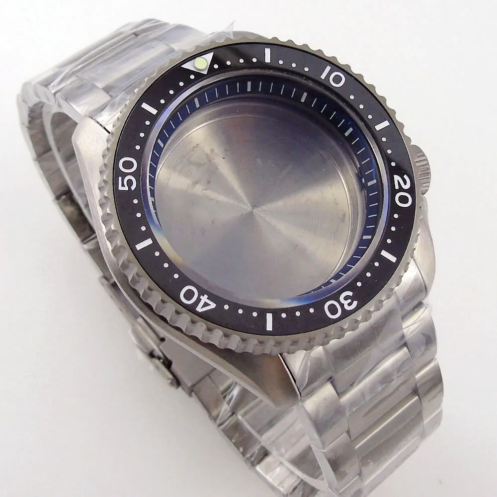 Подходит для NH35A NH36A SKX007 300 м водонепроницаемый титановый чехол часов водолазка