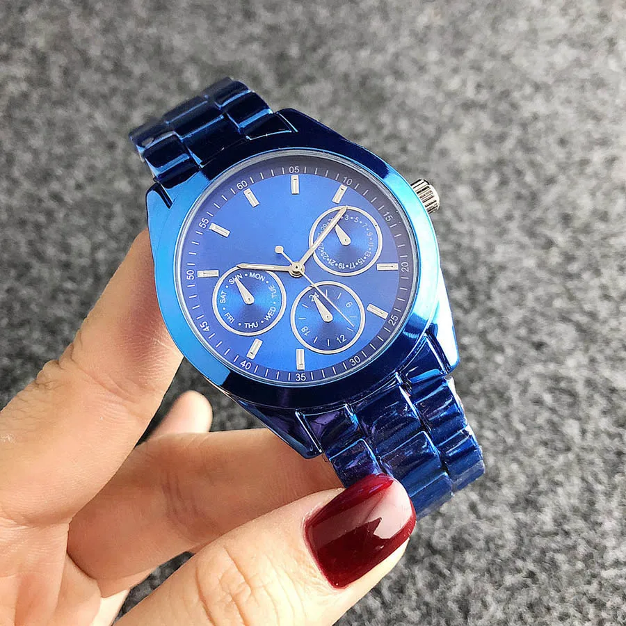 Brand Wrist Watches Women Girl Ladies Style Quartz Casual Steel Metal Band Clock fo05