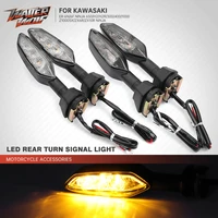 led rear turn signal indicator light for kawasaki z1000sx er6n er6f ninja 650 400 300 zx6r h2 motorcycle flashing blinker lamps