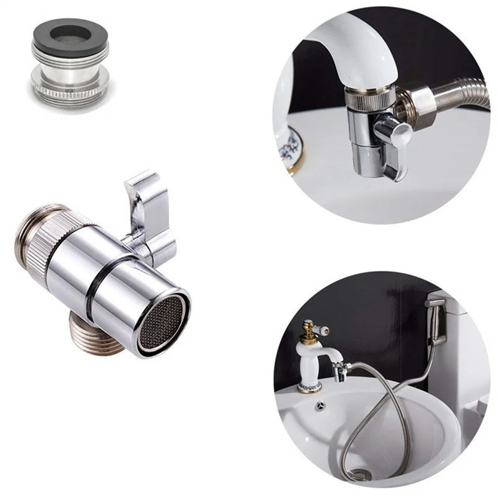 

Hot Selling Universal Faucet Switch Adapter Kitchen Sink Diverter Converter Connecting Basin For Bathroom Washbasin Shower