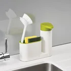 Новейший портативный пластиковый дозатор для мыла и шампуня для ванной комнаты, практичный держатель для жидкого мыла и шампуня