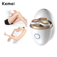 kemei electric cordless magnetic egg shaver women rechargeable shaving machine legs bikini underarm lip hair removal waterproof