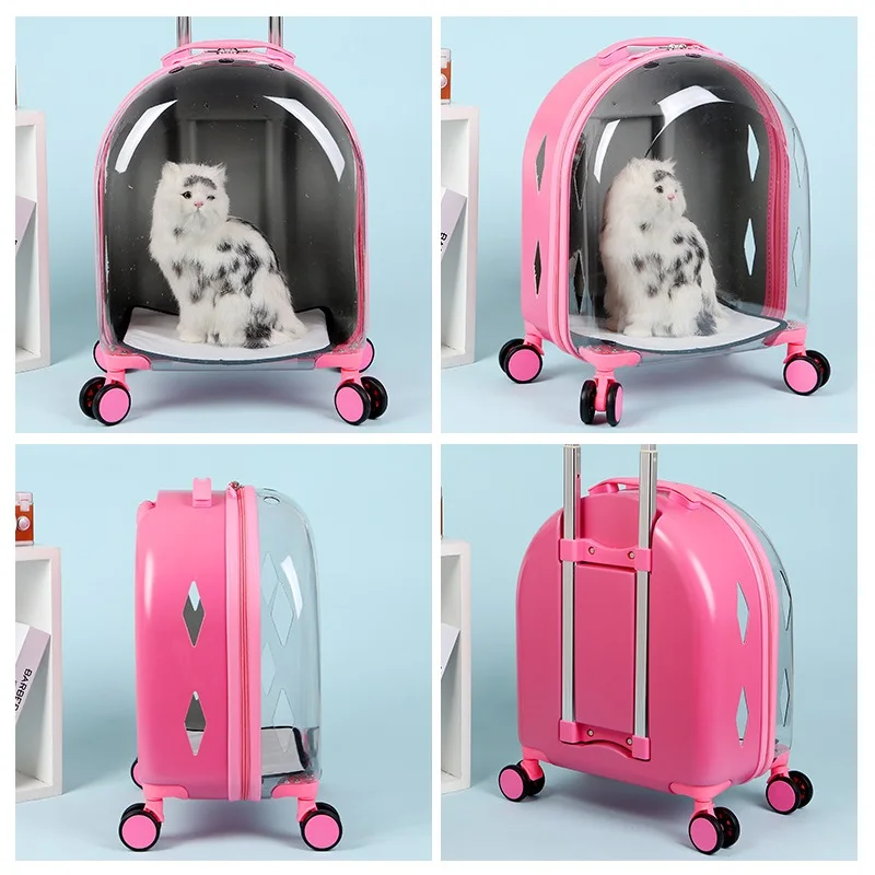 Прозрачный чехол с окошком для кошек и собак акриловый Дорожный Чехол улицы