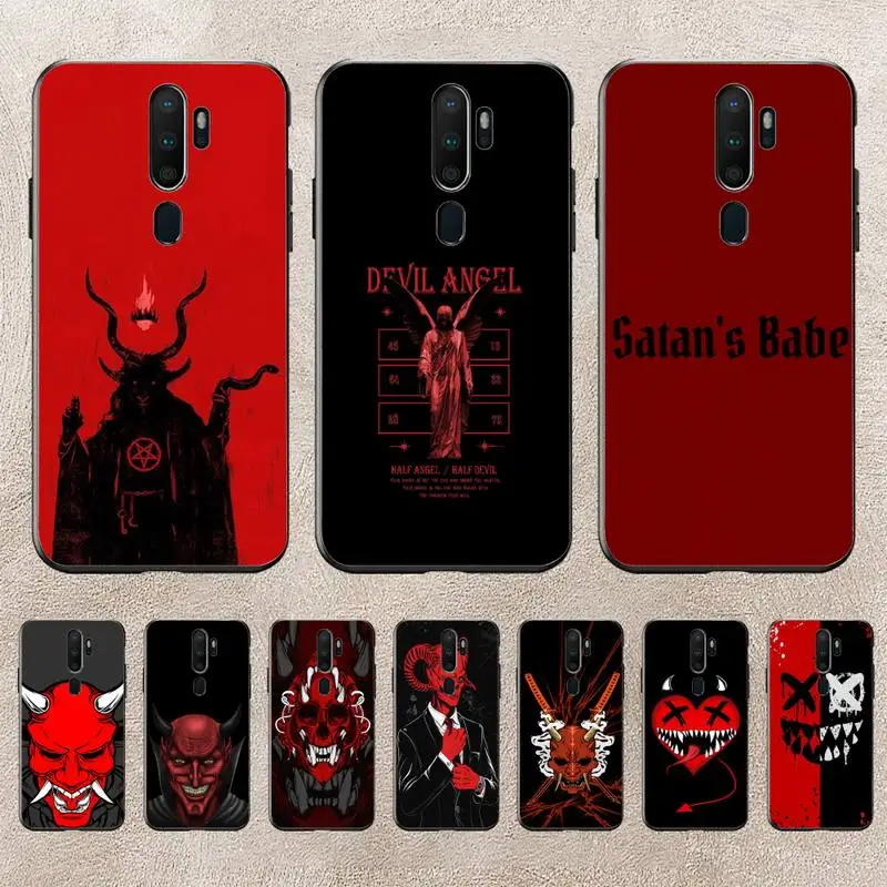 

Devil Satan Phone Case For Redmi 9A 8A 6A Note 9 8 10 11S 8T Pro K20 K30 K40 Pro PocoF3 Note11 5G Case