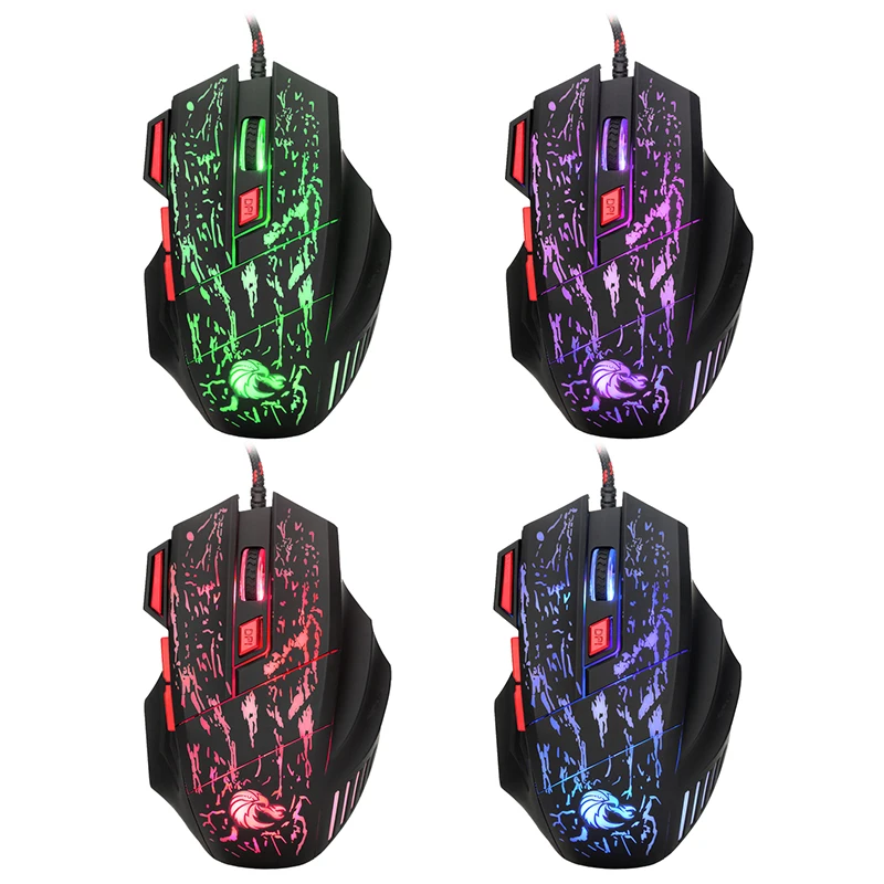 

Wired Gaming Mouse Profession gamer Mice 3200DPI Optical 7 Buttons USB Mouse RGB Gaming Mouse For Laptop PC Gamer