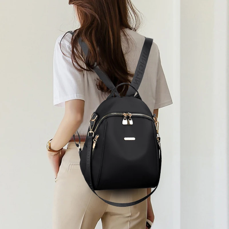 

Модный женский рюкзак, Новый универсальный женский рюкзак в западном стиле корейской версии, противокражный рюкзак из ткани Оксфорд