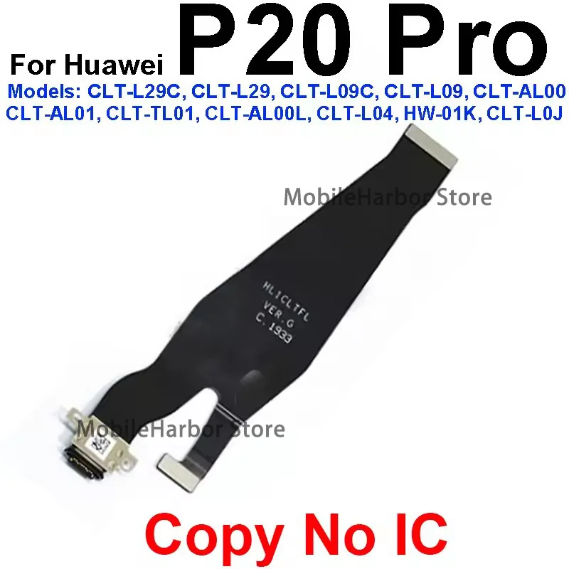 Фото USB-плата для зарядки Huawei P8 P9 P10 P20 P30 Pro Plus Lite Mini 2016 2017, гибкий шлейф разъема USB-порта зарядки/док-станции №4