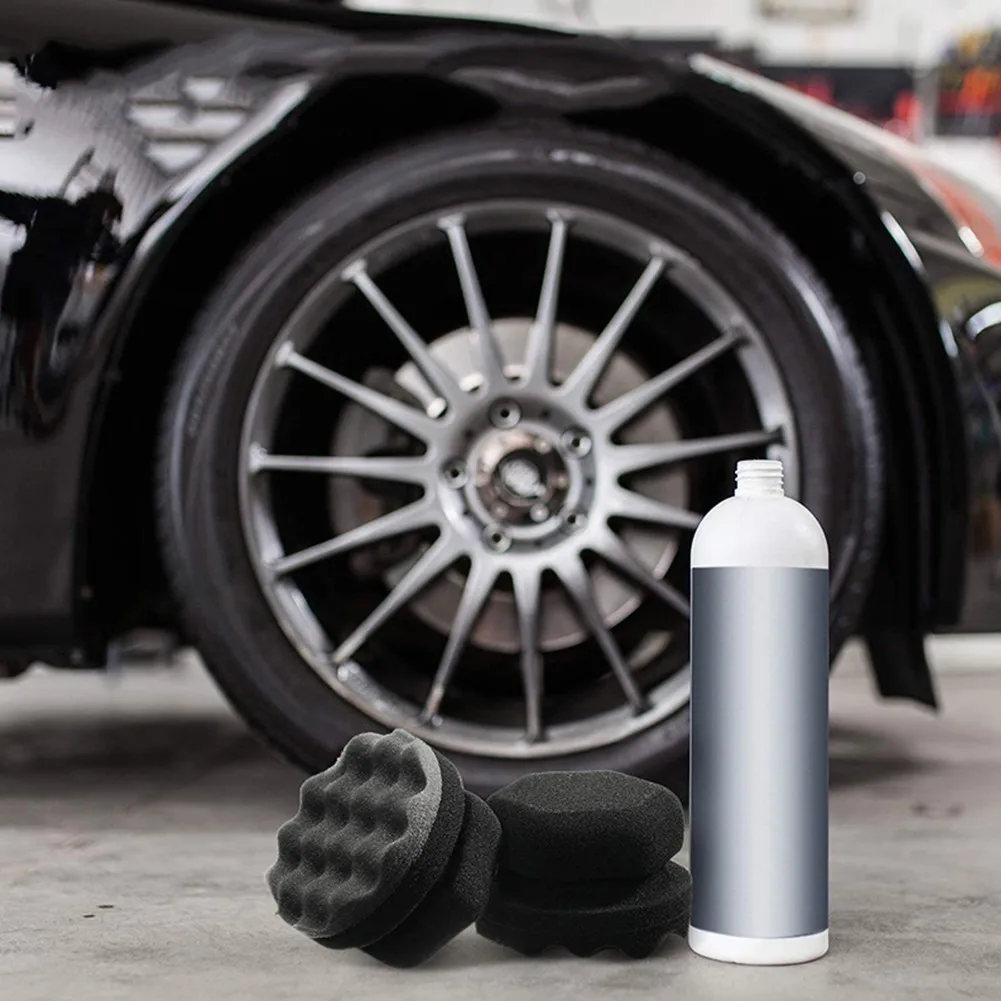 

1 Piece Auto Polishing Pad Tire Contour Dressing Applicator Pads High Quality Gloss Shine Color Polishing Sponge Car Accessories