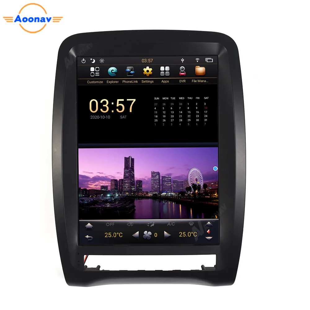 Tesla стиль вертикальный умный автомобильный радиоприемник для DODGE Durango 2011- 2018