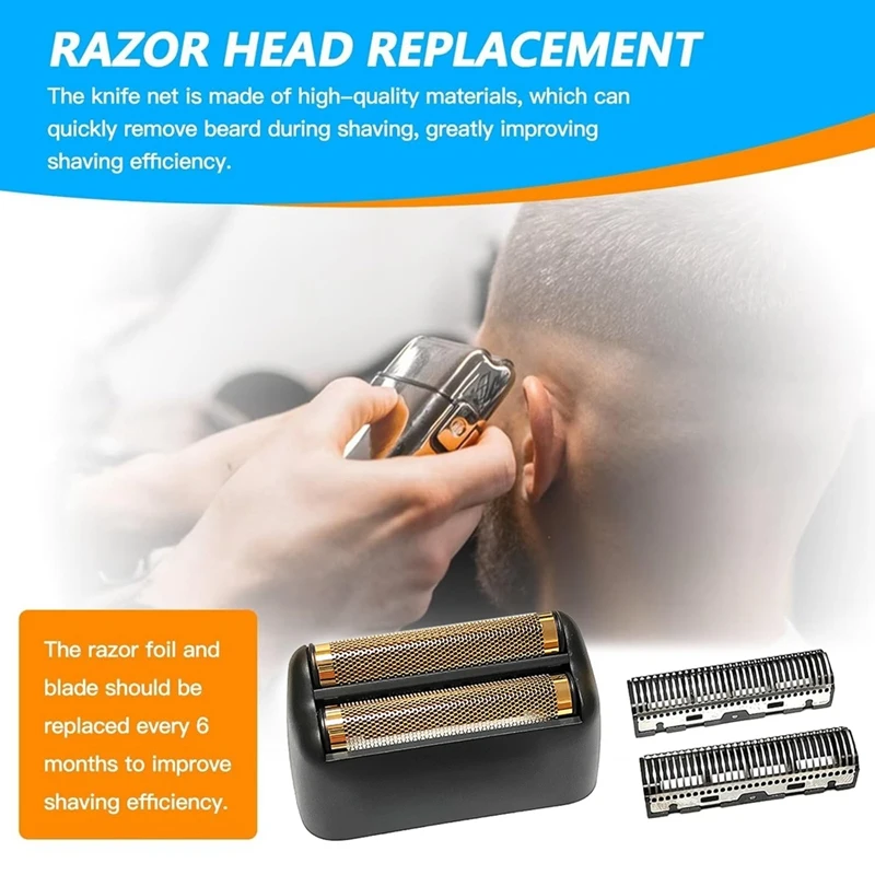 Сменная бритвенная сетка с двойной сеткой для Babyliss PRO FXRF2G мужская бритва лезвие