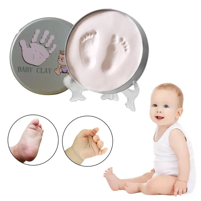 

Newborn Hand And Foot Inkpad Photo Frame Baby Footprints Commemorative Photo Frame Decoration Ornaments Hand Print Keepsake Kit