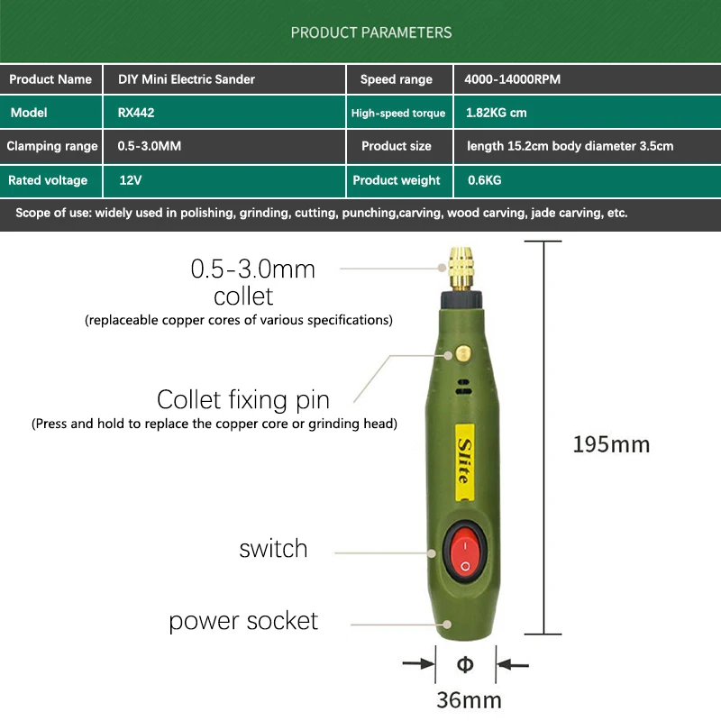 Электрическая Полировальная Палочка Для Кожи Многофункциональный Инструмент