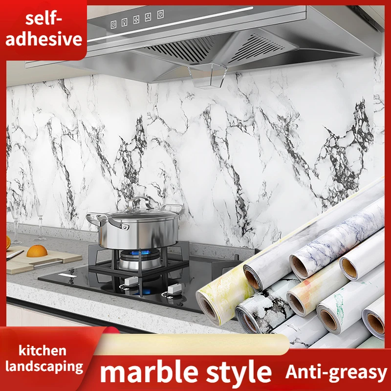 

tiles stickers waterproofing refurbished self-adhesive wall stickers cabinets kitchen oil-proof wallpaper