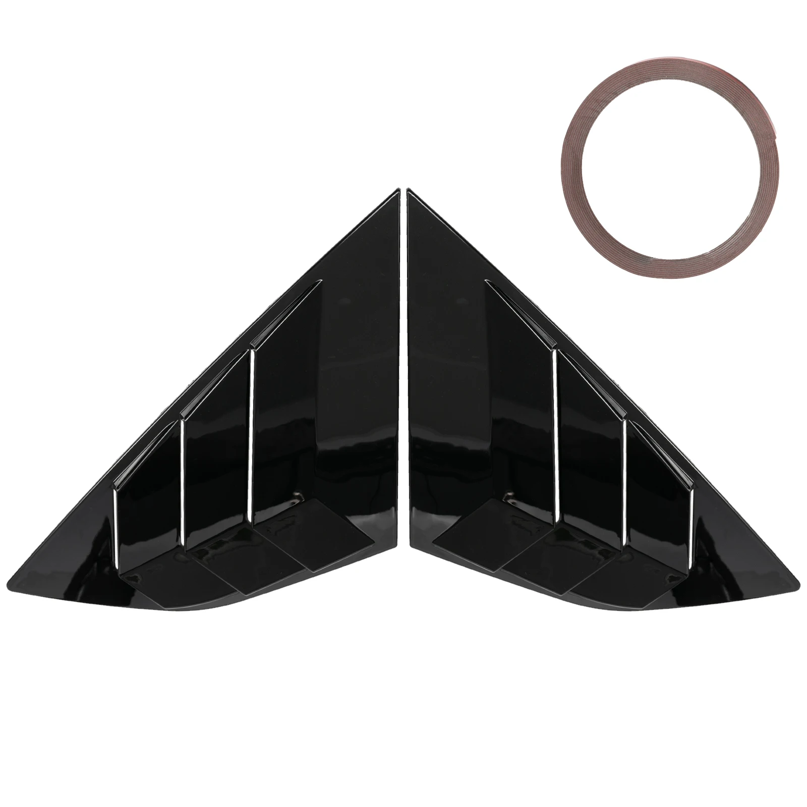 

2шт для Ford Focus ST RS MK3 2012-2018 хэтчбек, заглушки для заднего стекла, автомобильные жалюзи, боковые заглушки, вентиляционные аксессуары из АБС-пластика