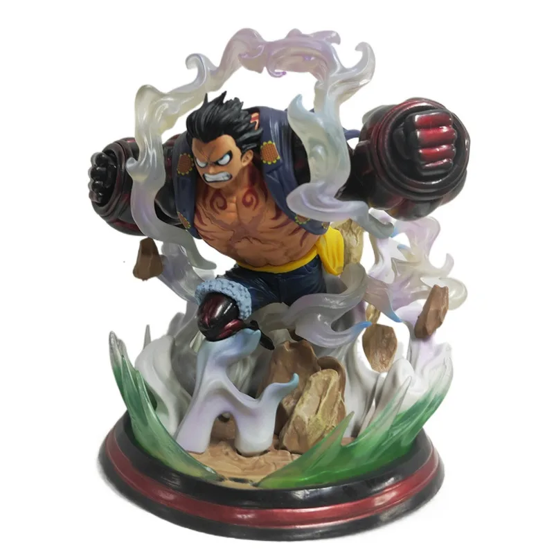 

One Piece GK аниме Статуэтка механизм для модели 4 Monkey D Luffy экшн-фигурка 24 см Высота Статуэтка Коллекционная игрушка кукла Figma
