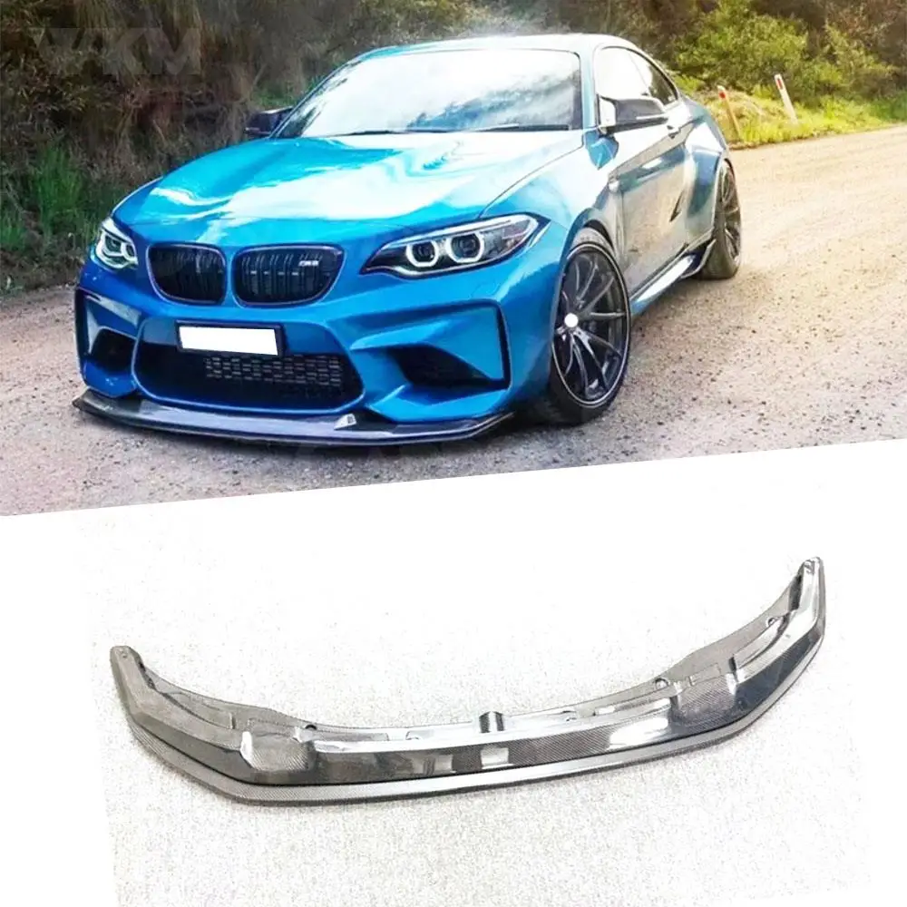 Передний бампер из углеродного волокна для BMW 2 серии F87 M2 Coupe Door GTS Style 2016 2017 2018 2019 2020