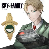 anime spy x family loid forger brooch twilight anya forger cosplay alloy prop brooch pin collection jewelry gifts accessories